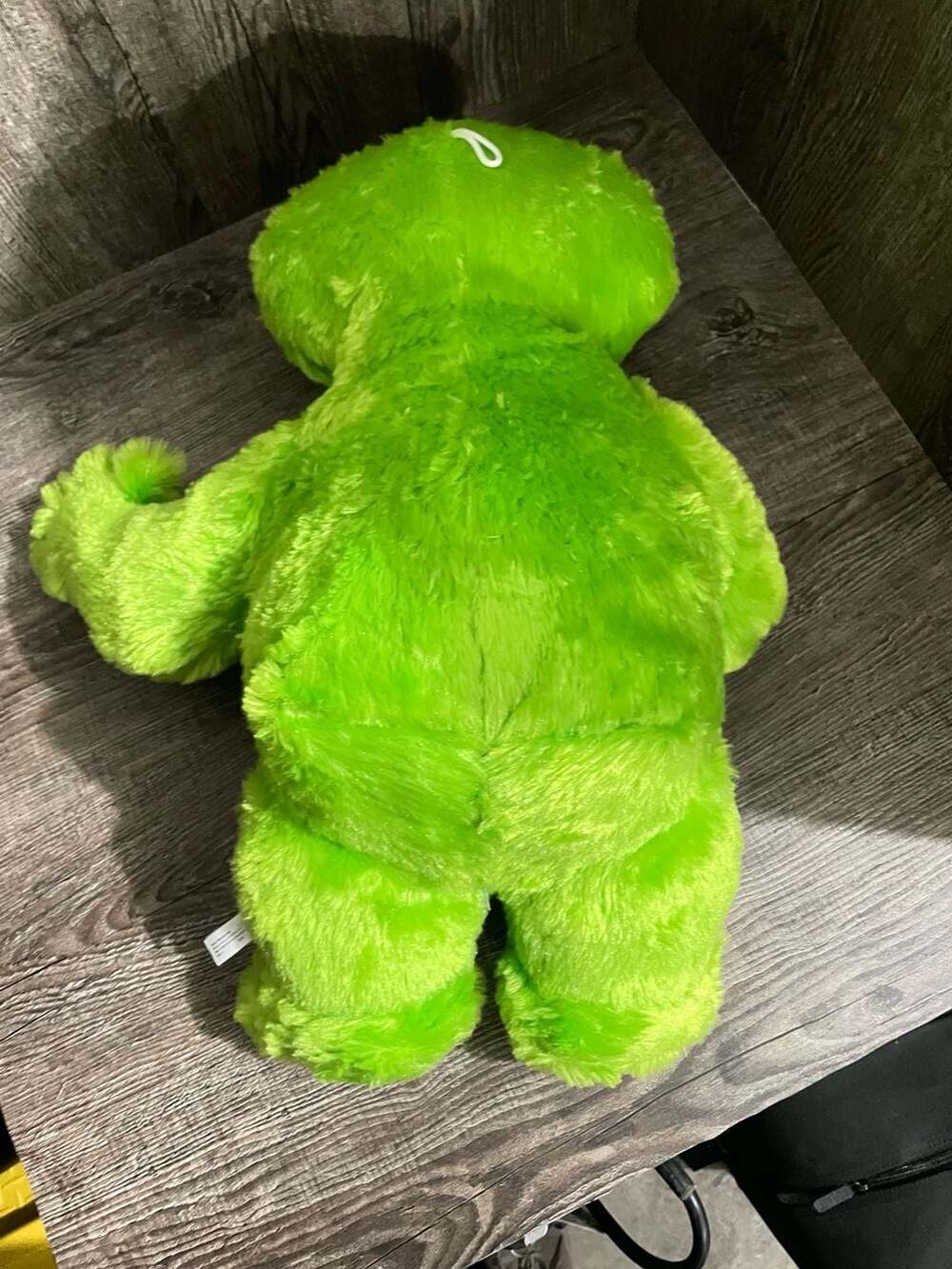 Rare Neon Green Sesame Street Cookie Monster 13" Plush - Picture 4 of 6